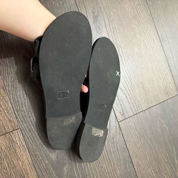 Frye Women’s 8 Black Azalea Braided Sandals - Picture 3 of 5